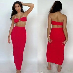 Four Three Seven Swim Maxi Skirt